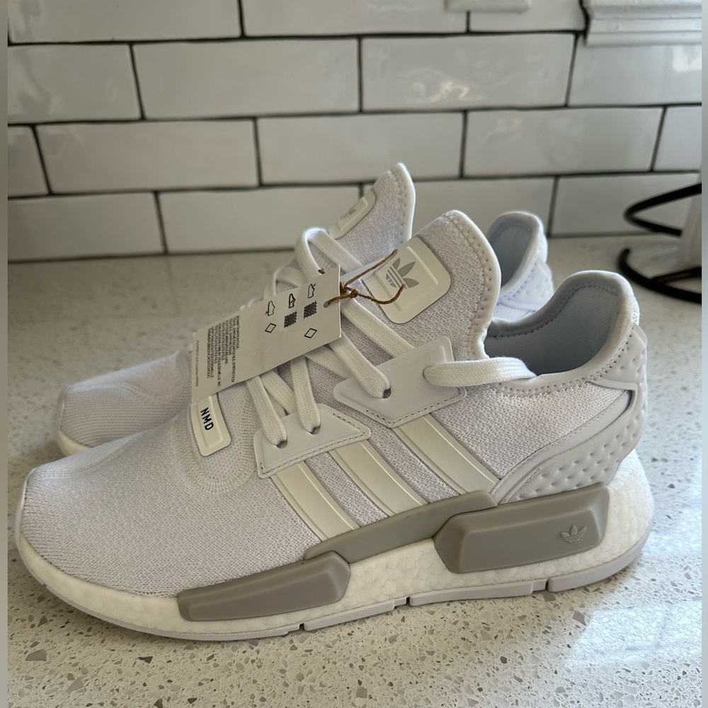 Adidas white NMD G1 shoes NWT